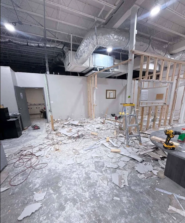 Construction debris removal